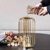 Vaso decorativo com design luxuoso