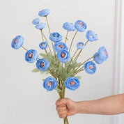 Buquê Camélia Azul  - 16 flores Realista