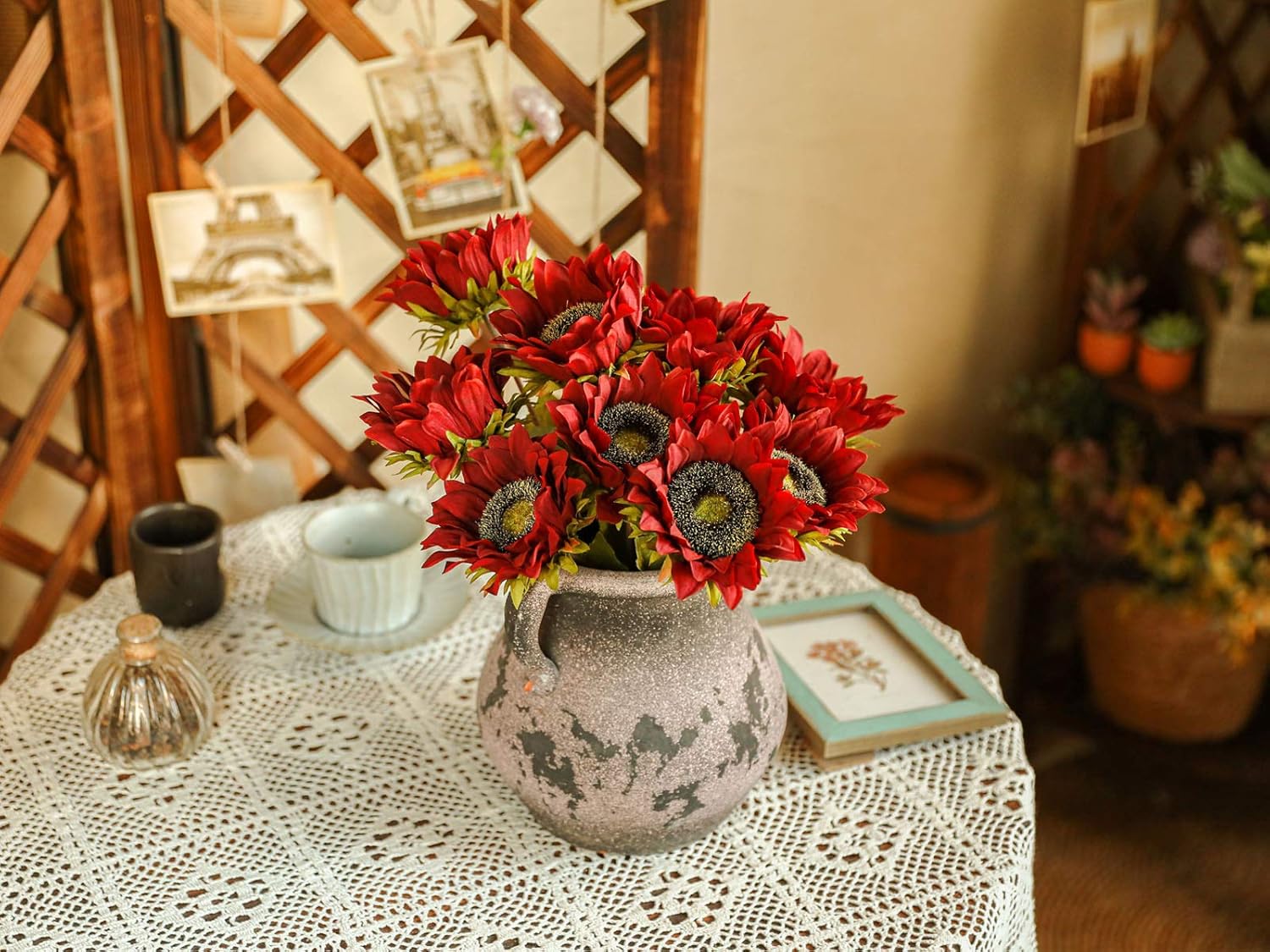 🌺 Buquê de Girassóis Vintage