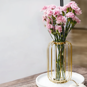 Vaso decorativo com design luxuoso