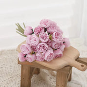 Buquê de Peônias Rosa suave Elegance – Arranjo Luxo para Sala e Aparador