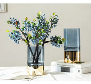 Vaso Decorativo de Mesa Gold Elegance