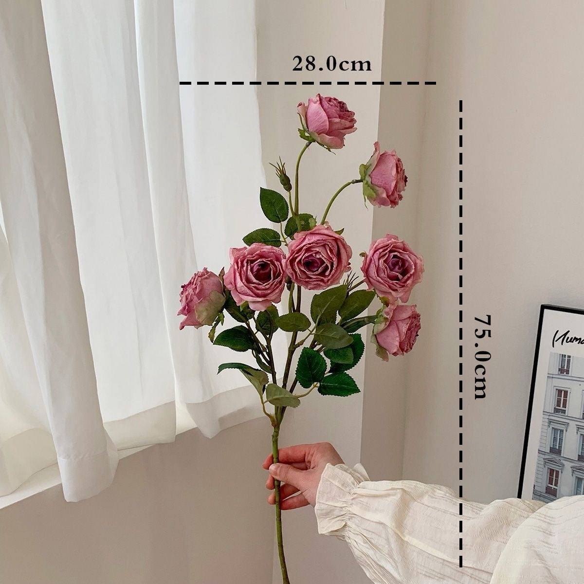 Milano Lilás – Arranjo com Vaso de Design Sofisticado