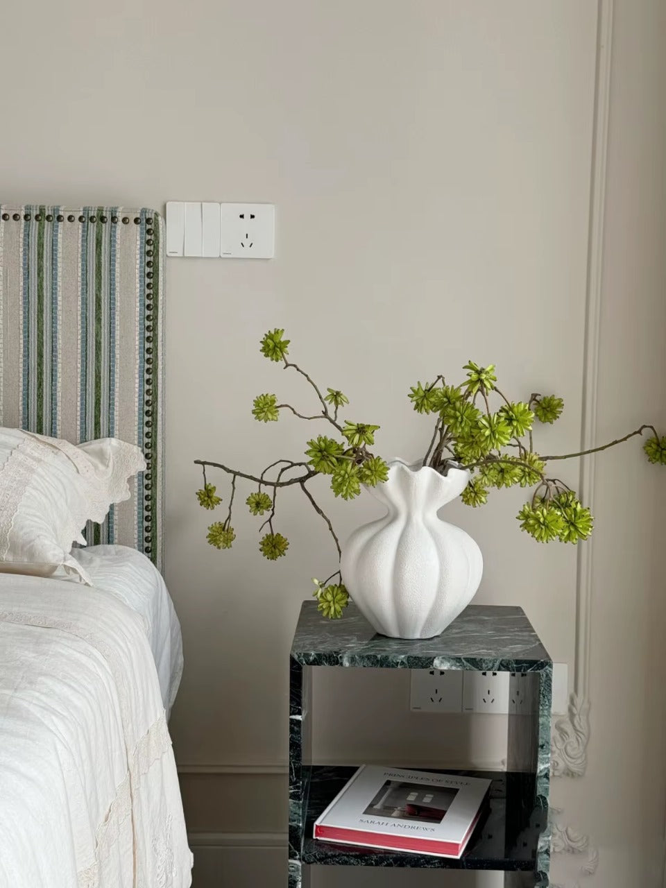 Vaso de Cerâmica Floral