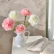 Flores de Cravo Artificiais – 5 hastes | Delicadeza e Charme