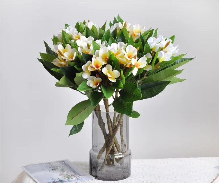 🌼 Flores Tropical Branca Artificial