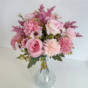 🌸 Rosas Artificiais Rosé Garden