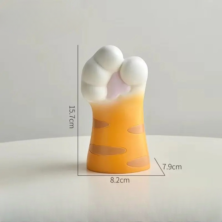 Vaso de Cerâmica design patinha de Gato – Fofo e Charmoso