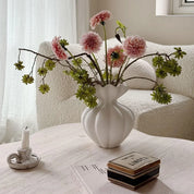 Vaso de Cerâmica Floral