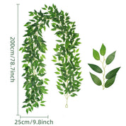 Guirlanda de Ruscus Italiano em Seda