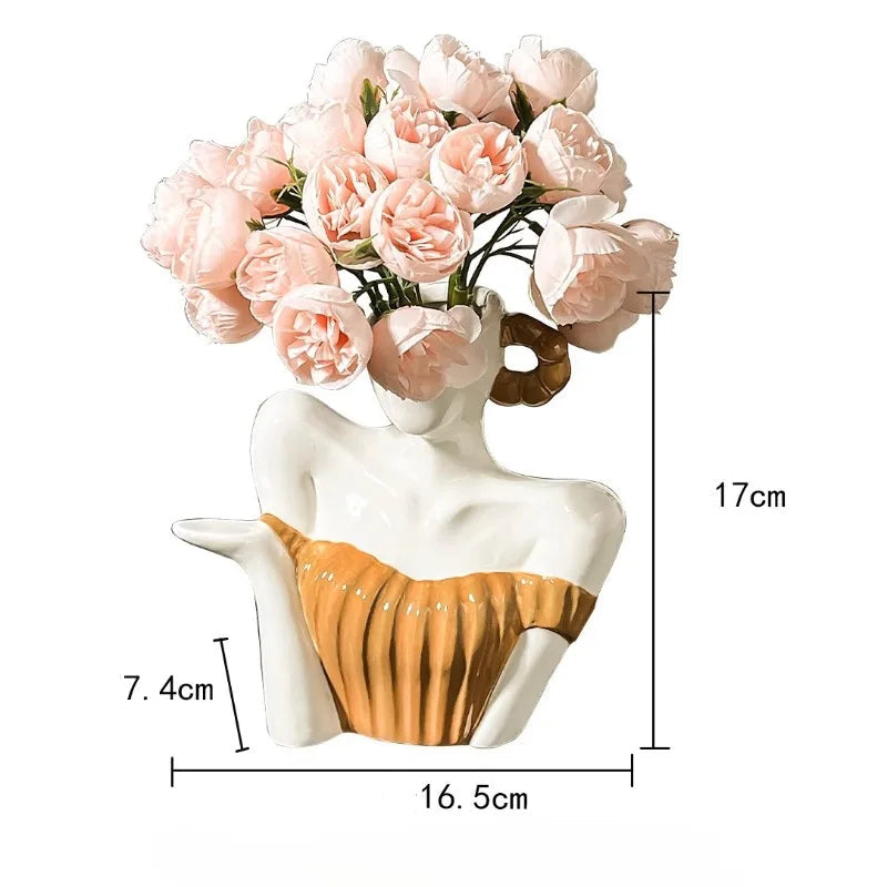 Vaso Decorativo Estética Contemporânea – Izaraflores