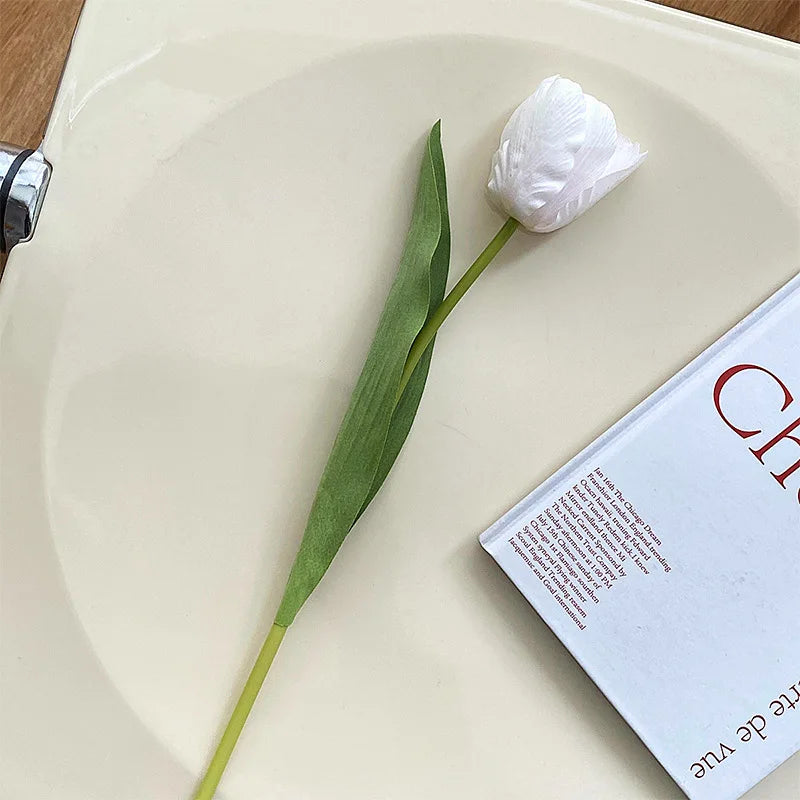 🌷 Tulipas Elegância Natural - 6x unidades