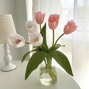 🌷 Tulipas Elegância Natural - 6x unidades