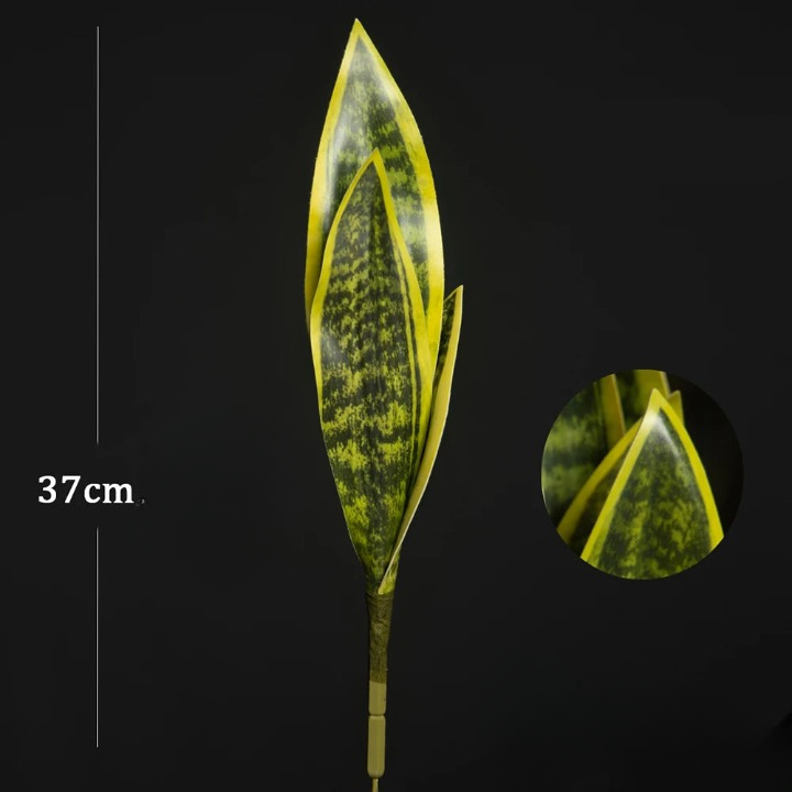 Planta Artificial Sansevieria – 3 Unidades, Verde Elegante para Sua Decoração