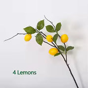 Plantas Artificiais Decorativas – Galho de Limão Artificial