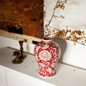 Vaso Lumière Vermelho – Destaque Sofisticado para sua Decoração