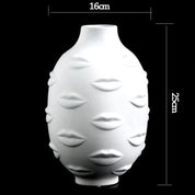 Vaso Decorativo para Sala em Porcelana | Vaso Escultura Izara