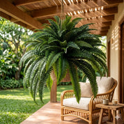 Samambaia Artificial Grande 88 Folhas Realistas Premium
