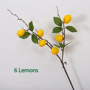 Plantas Artificiais Decorativas – Galho de Limão Artificial