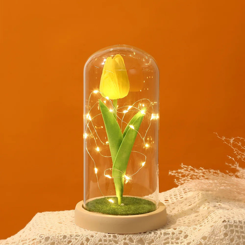 Tulipa Romântica LED – Exclusiva Izara Flores