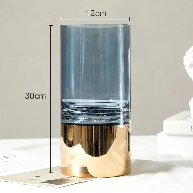 Vaso Decorativo de Mesa Gold Elegance