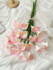 Flores Artificiais Calla Lily Rosa