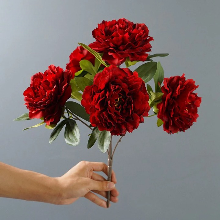 Flores Artificiais Vermelhas