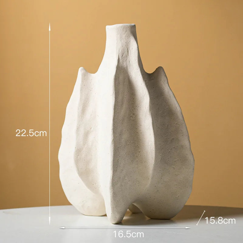 Vaso Cerâmica Design Clássico Roma - izaraflores