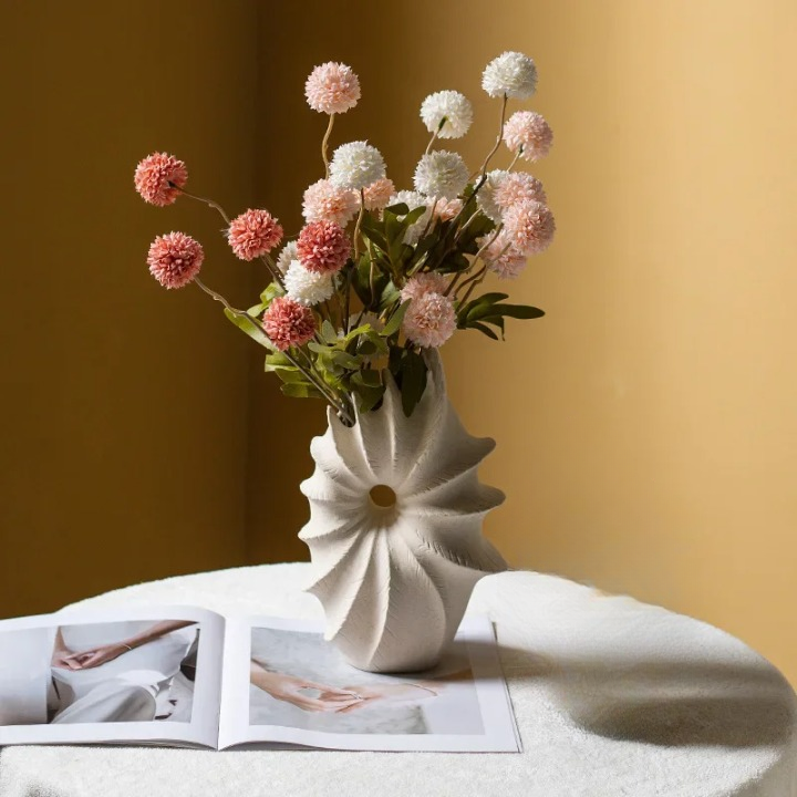 Vaso Cerâmica design de Concha - izaraflores