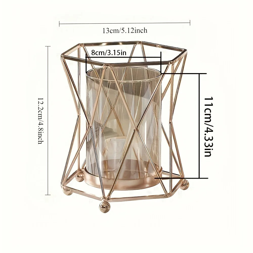 Vaso Decorativo Elegance Geométrico