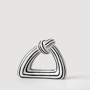 Vaso Cerâmica Listrado Clássico - izaraflores