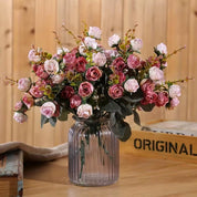 Buquê Rosas Encanto Rosa – Kit 3 Hastes