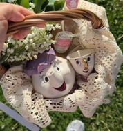 Conjunto de Chá Design A Bela e a Fera