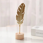 Coleção Esculturas Folhagens Douradas - izaraflores