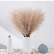 Capim dos Pampas Artificial Fofo – Kit 10 Hastes Boho 42cm para Decoração