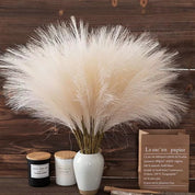 Capim dos Pampas Branco Artificial Premium – Boho para Decoração | IzaraFlores