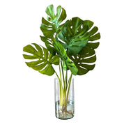 Costela de Adão Artificial Premium — Folhas Tropicais Toque Real 65cm