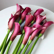 Flores Artificiais Lírios Roxos