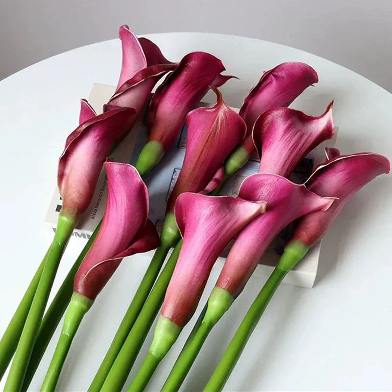 Flores Artificiais Lírios Roxos