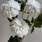 Flores Realistas  5 hastes de dália artificiais