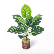 Monstera Artificial Premium — Planta Tropical Decorativa 43cm