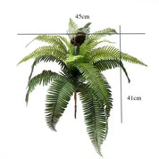 Samambaia Artificial Boston Luxo – Volume Natural com 18 Folhas | Decoração Elegante e Duradoura