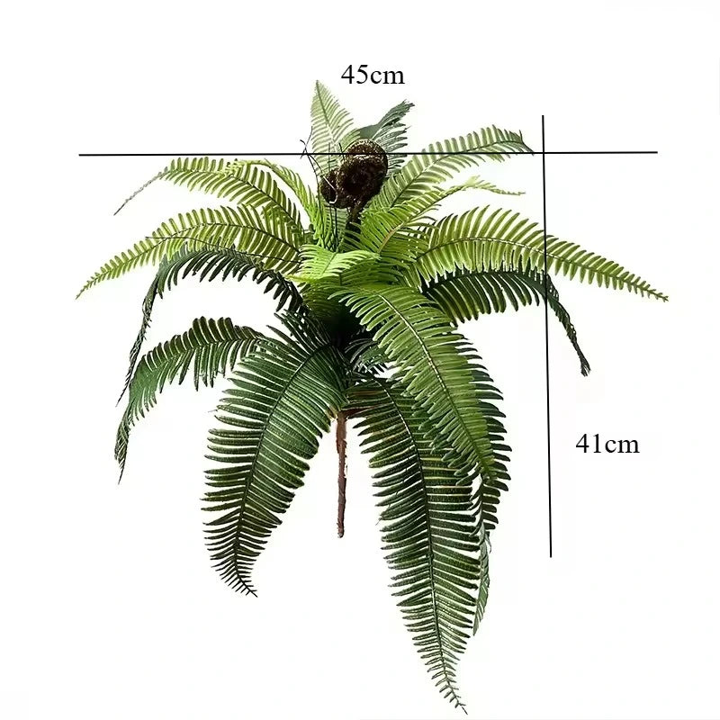 Samambaia Artificial Boston Luxo – Volume Natural com 18 Folhas | Decoração Elegante e Duradoura