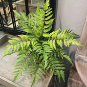 Planta Artificial Samambaia Persa Elegante — Arranjo Decorativo Premium 7 Ramos | Izara Flores