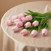 Tulipas Artificiais Degradê Rosa Premium
