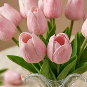 Tulipas Artificiais Degradê Rosa Premium