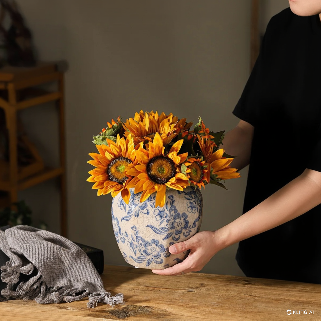 Vaso Cerâmica Vintage izaraflores