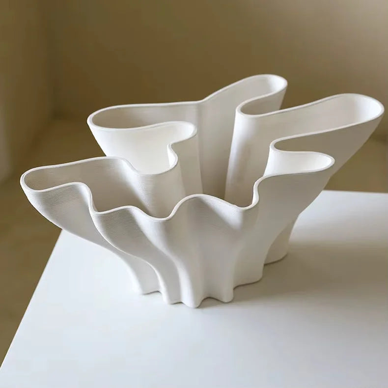 vasos de ceramica esculturais loria decoracao mesa e aparador