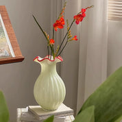 Vasos de vidro grande vintage ÉPOQUE com design francês para decoração elegante